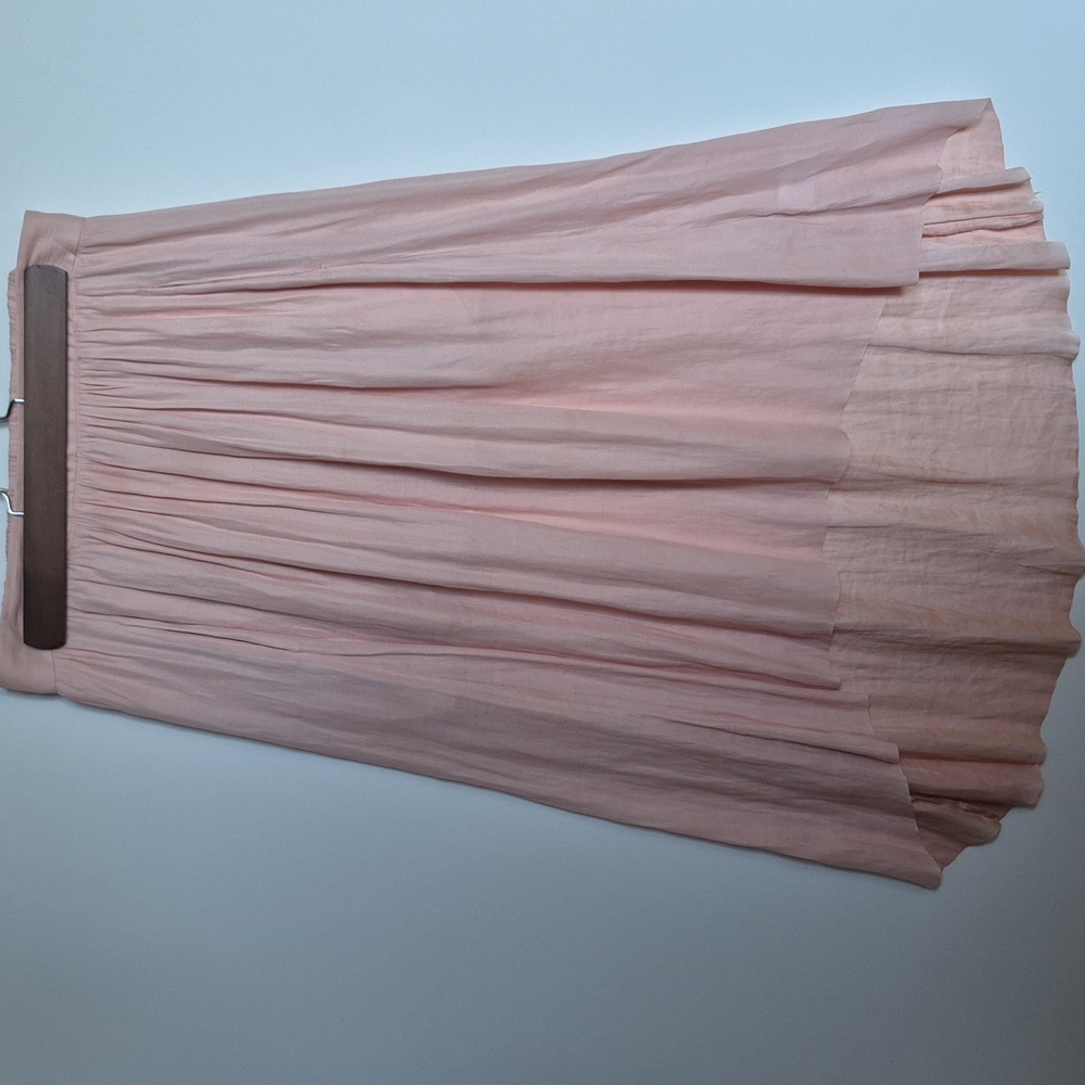 Hi-Lo Skirt in Muted Pink Talula